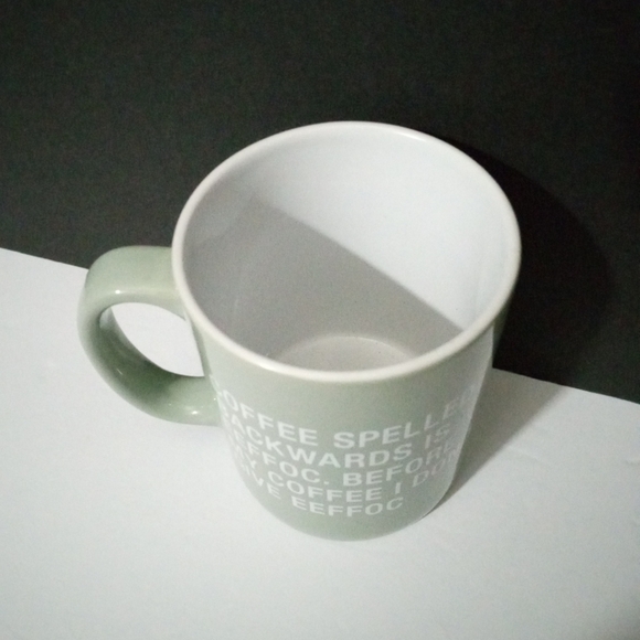 Coffee Spelled Backwards 2021 About Face Designs Mug - Picture 5 of 10